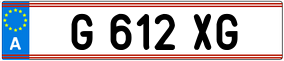 Truck License Plate